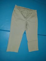 Capri-Hose beige Gr. 38/40 - Kurzgrösse