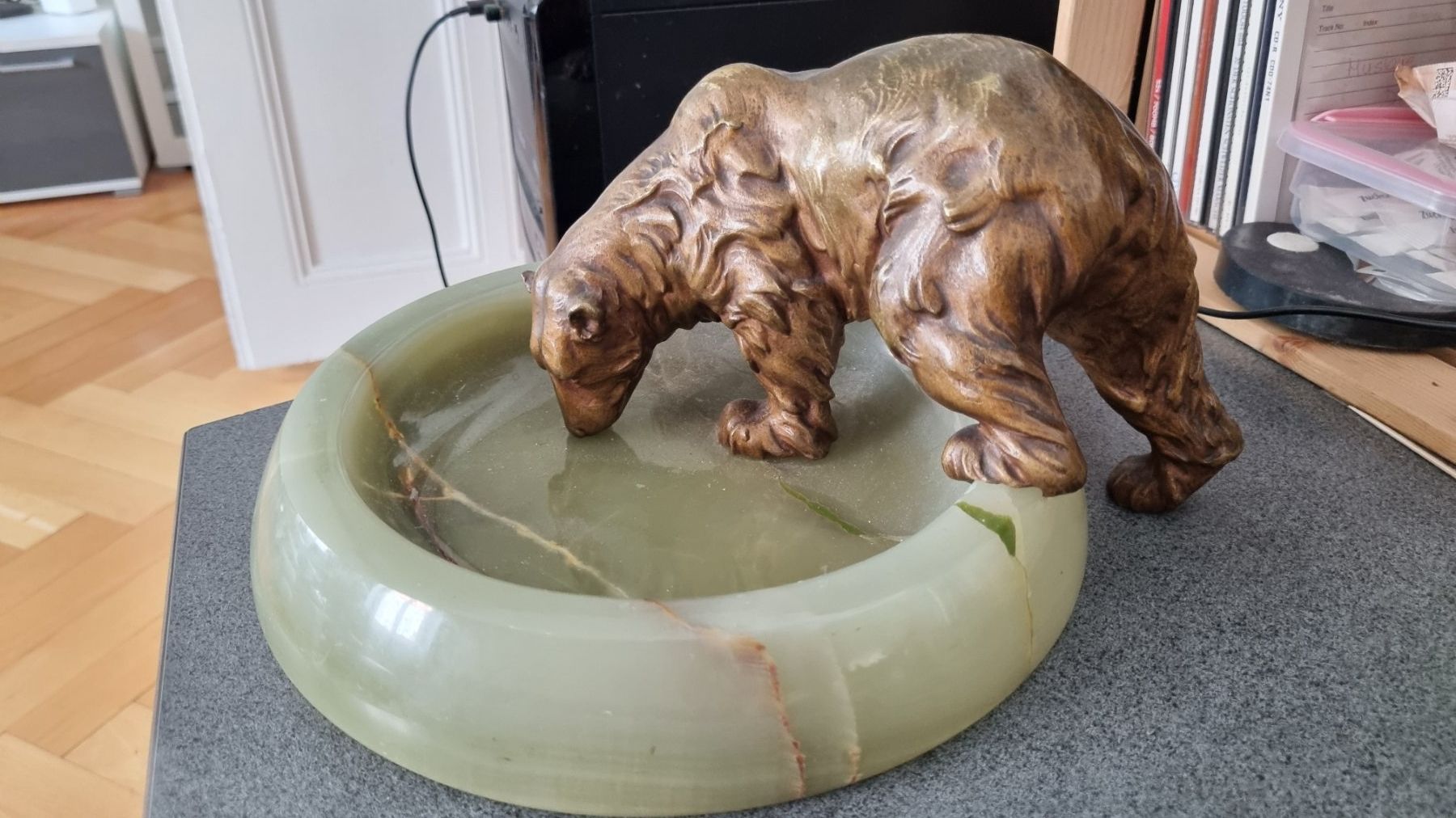 Sculture & Statue: vide poches onyx et bronze – Usato da La Chaux-de-Fonds venduto da mikilo1