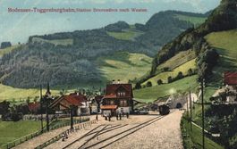 Bodensee-Toggenburgbahn, Station Brunnadern nach Westen