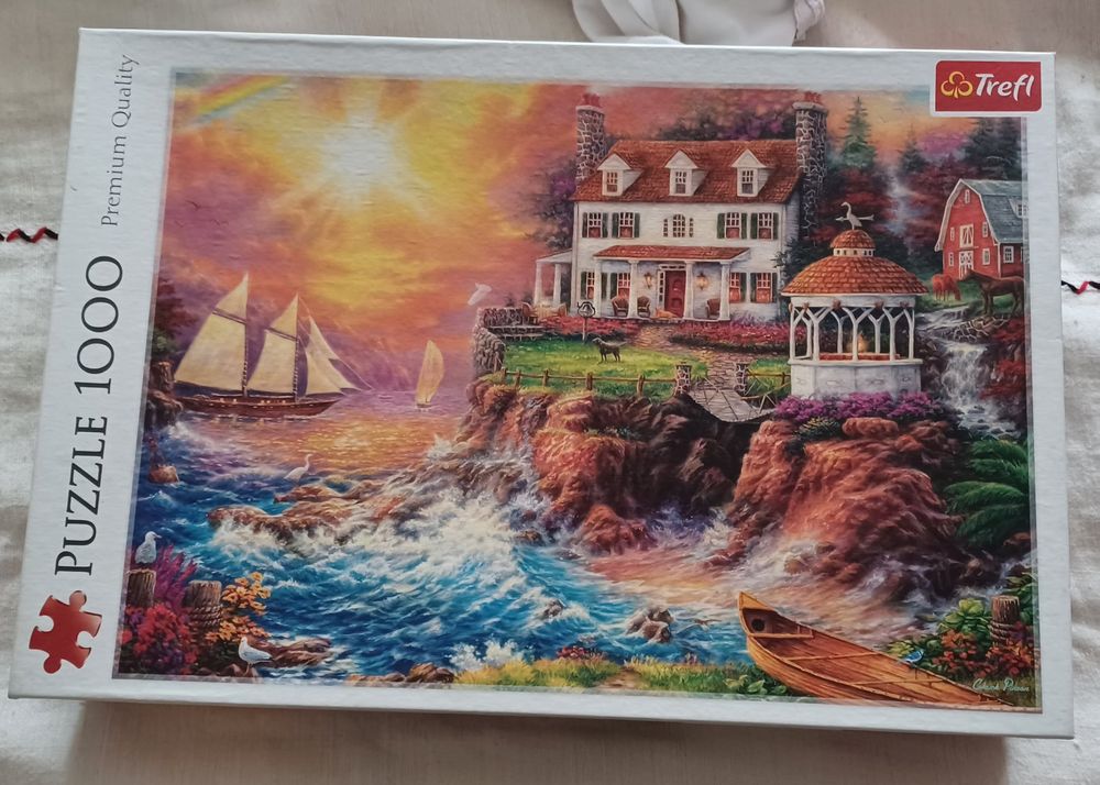 Bluebird Puzzle 'Cottage Am See' 1000 Teile – Verzauberte Landschaft Mit Schwanensee, Für Erwachsene