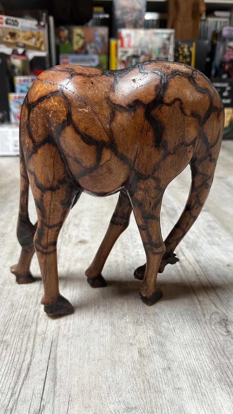 Sculture & Statue: Holz Giraffe, Deko Tierfigur aus Afrika – Usato da Arisdorf venduto da Thor63 1
