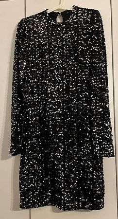 Pieces Paillettenkleid L/XL