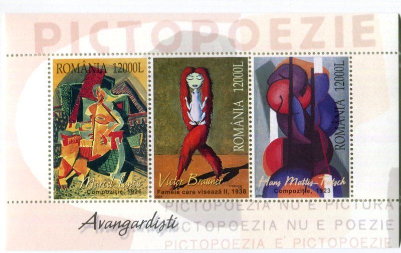 Tous les timbres: Block "Malerei". Rumänien. – Neuf avec emballage d'origine à Basel par Butsch5