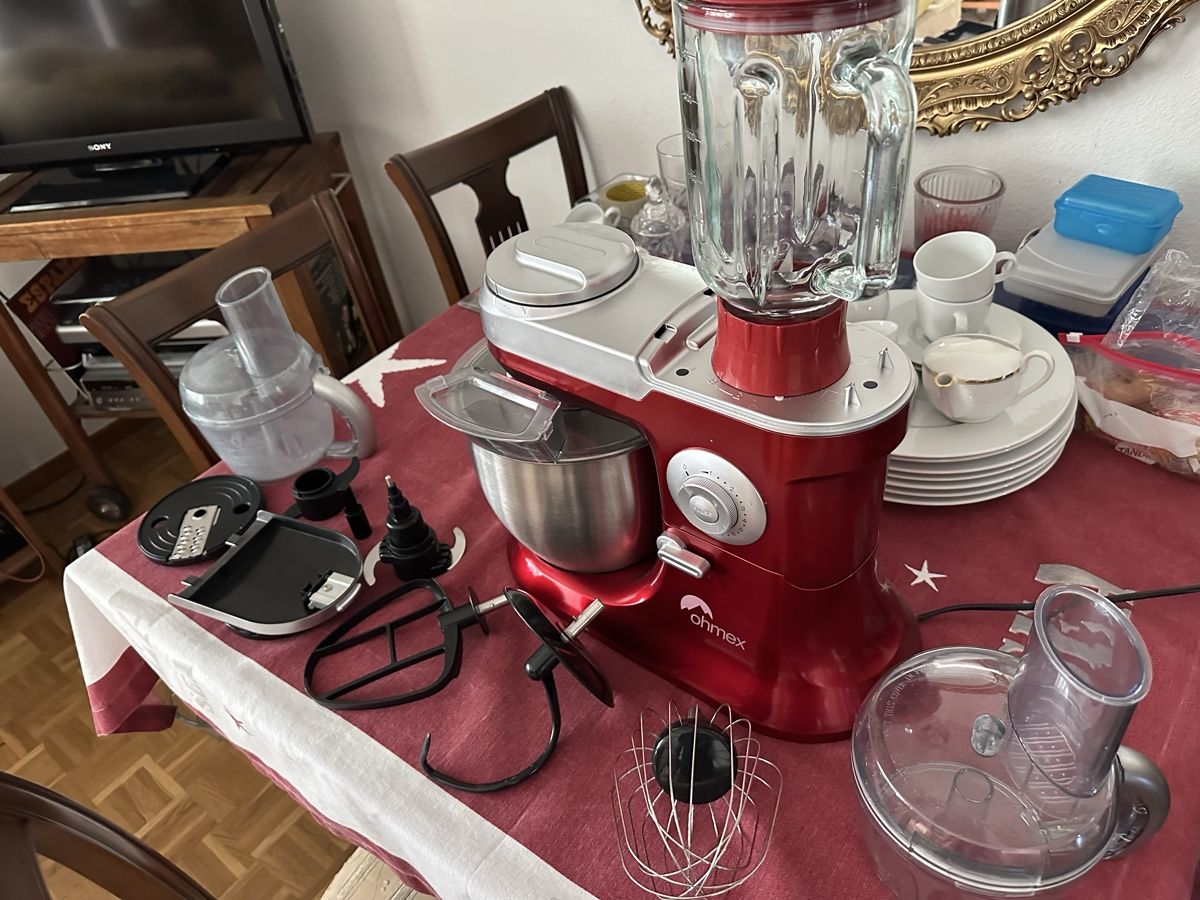 Ohmex Elettrodomestici da cucina: Ohmax Kitchen Machine Red Set good condition – Usato da Nuerensdorf venduto da Sagnak007 3