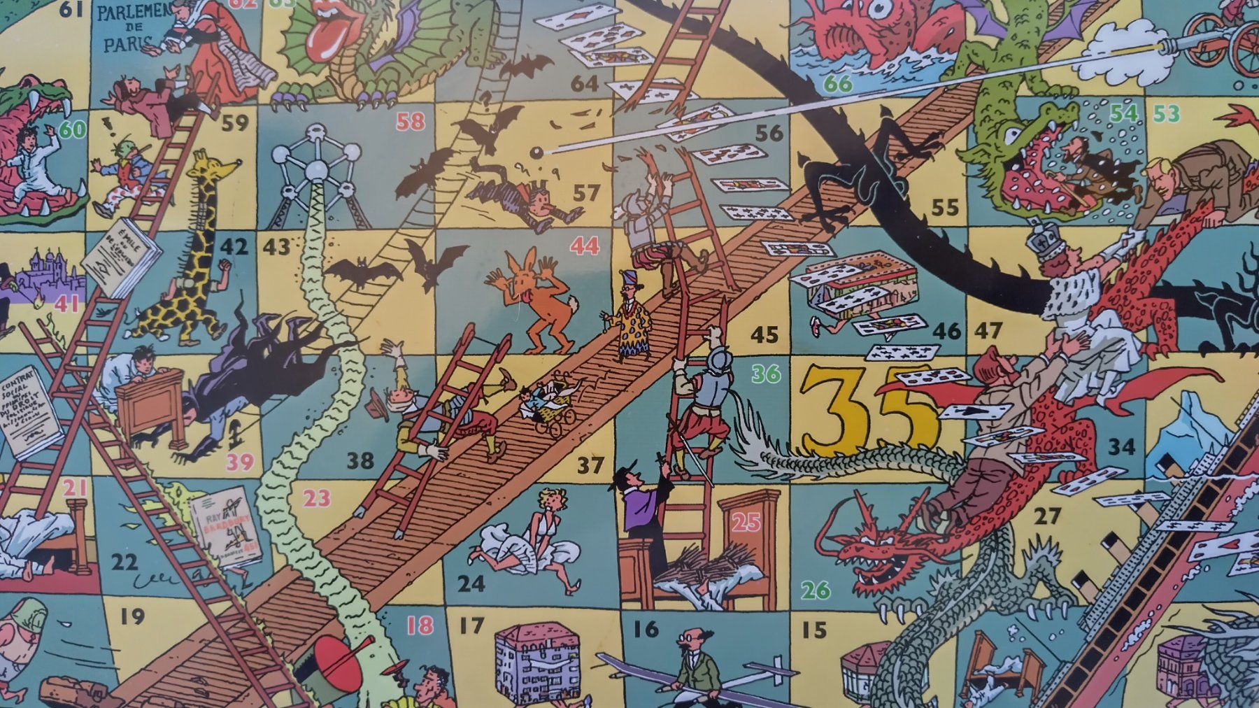 Spiele: Leiterlispiel auf Blechtablett 35. Course de l'Escalade 2012 – Gebraucht aus Bellach von JingleJerry 1