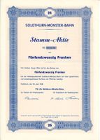 Solothurn-Münster-Bahn (unentwertet)