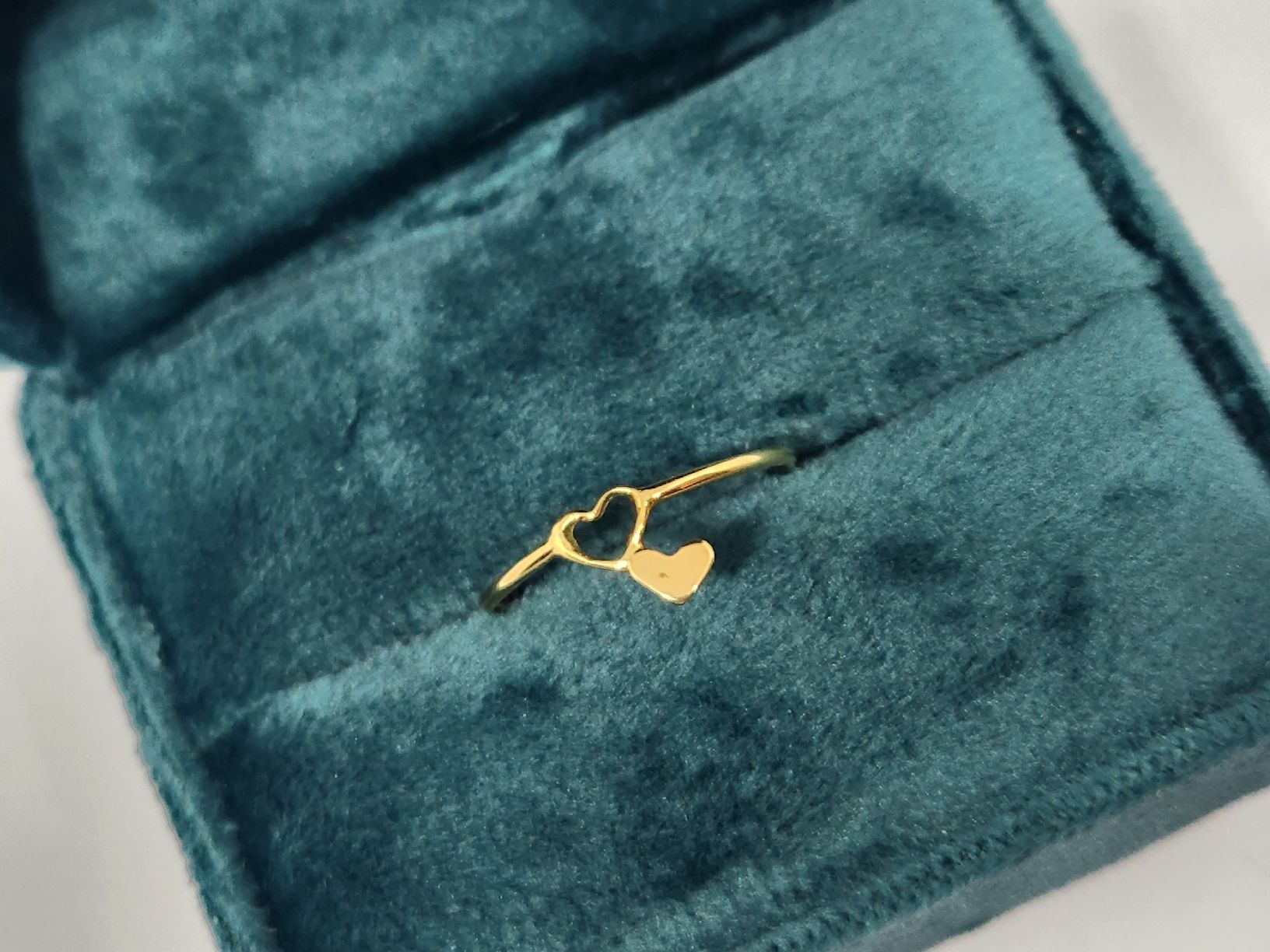 Anelli: Goldiger Herz-Ring, Grösse 52, perfektes Geschenk! – Usato da St. Gallen venduto da GIULESGG 5