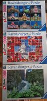 9x Ravensburger Puzzle 1000 Teile Swiss Collection 