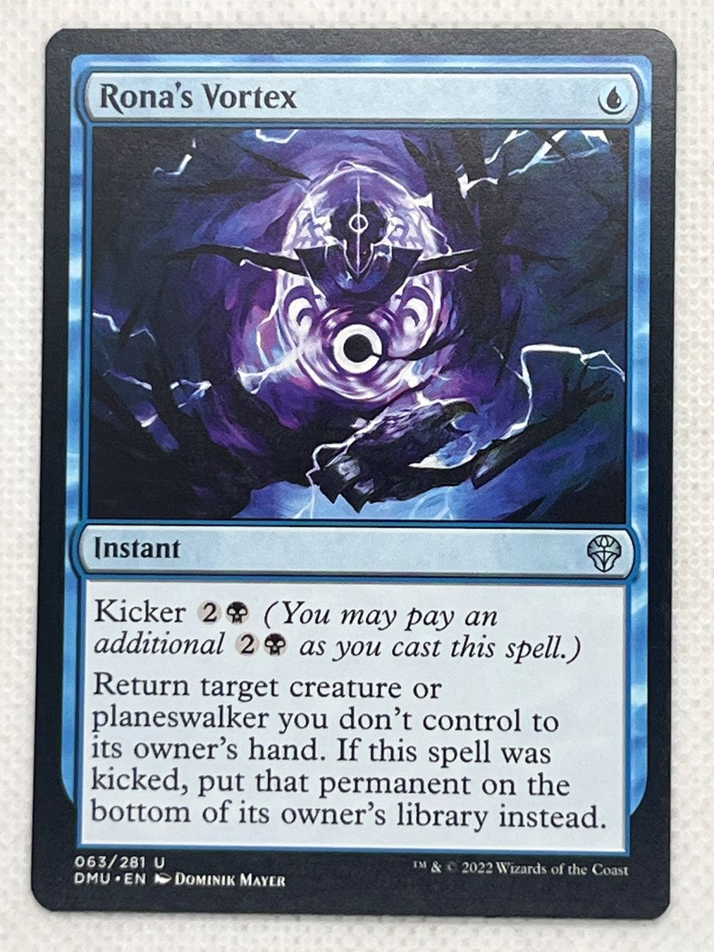 Magic The Gathering Carte collezionabili: MTG Rona's Vortex DMU 063 Englisch Uncommon – Usato da Hinterkappelen venduto da Kim1992