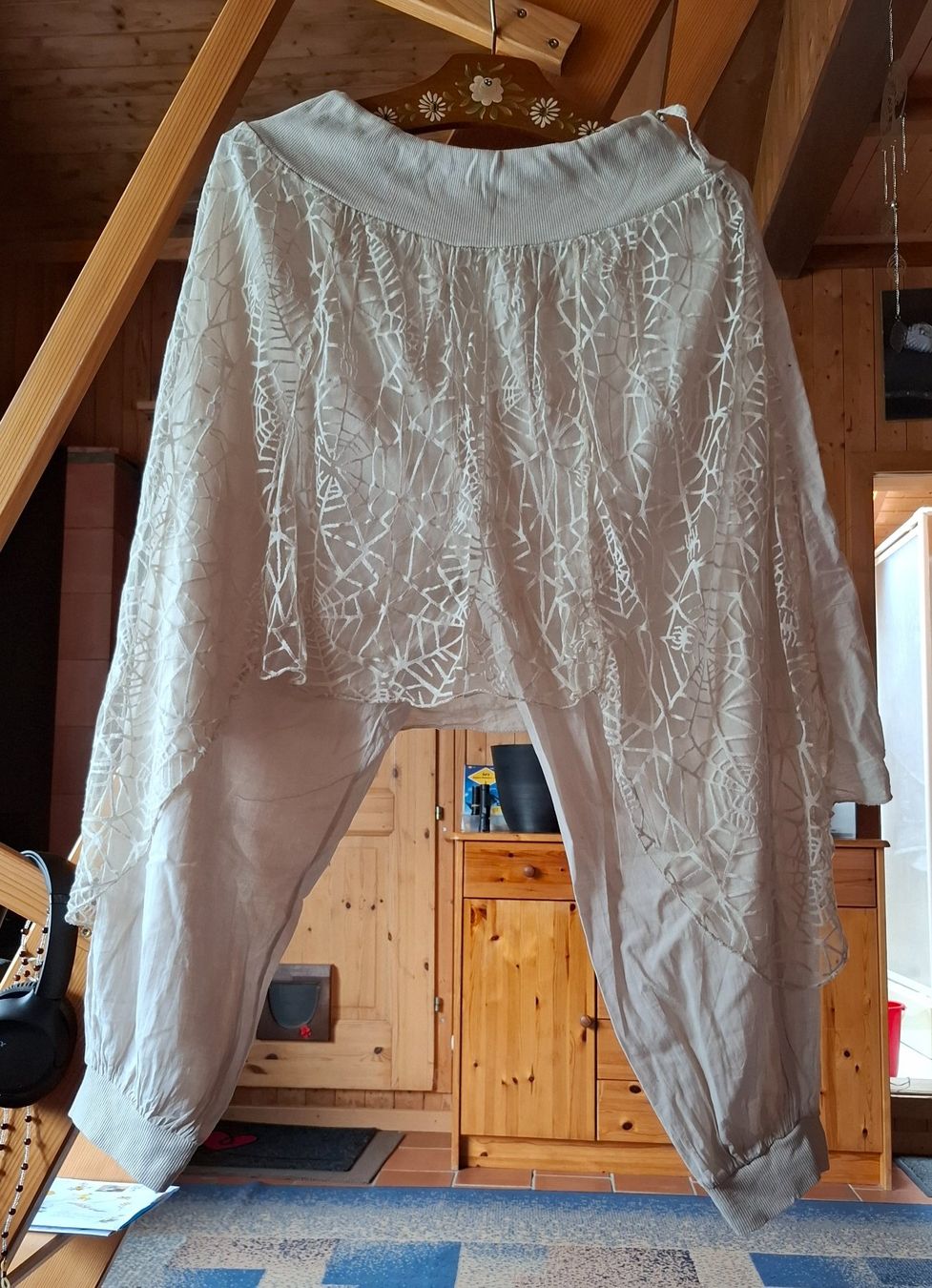 Pantalons: Haremhose Damen leichte Netzoptik – D'occasion à Plagne par Reticulum01 6
