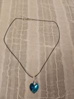Handgemachte halskette aus swarovski herz 18x17.5mm