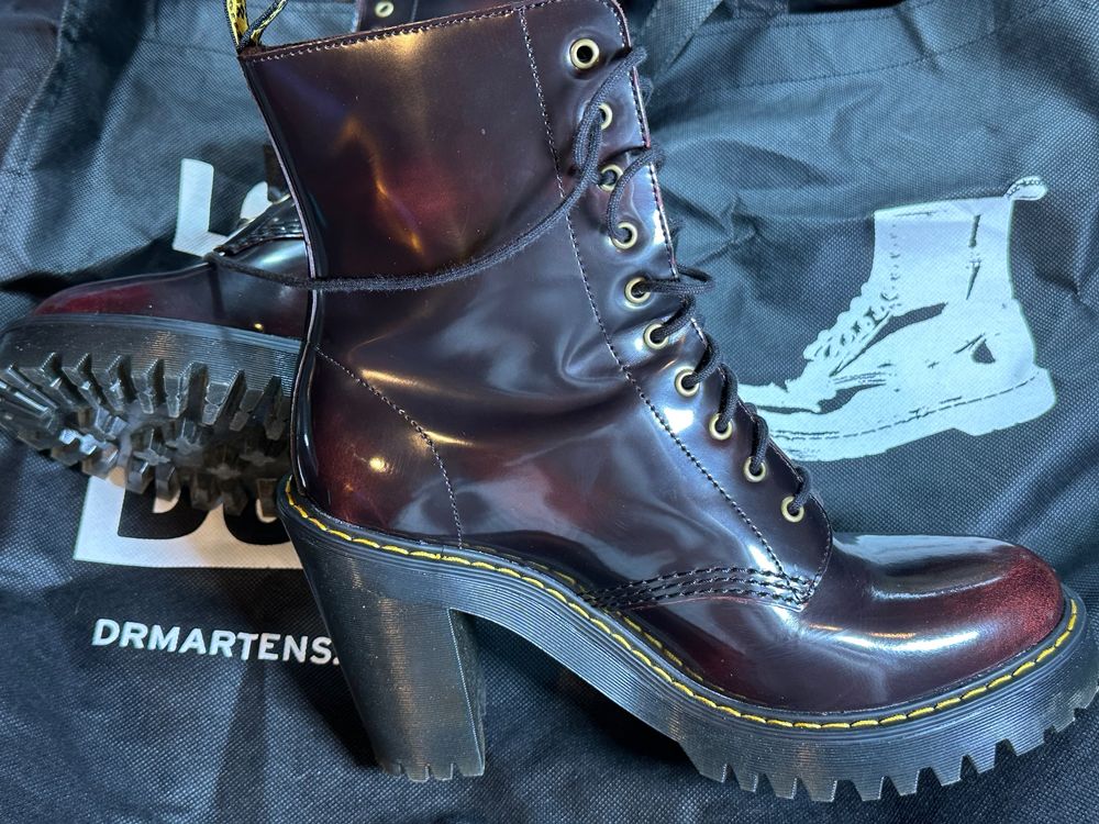 Dr martens kendra arcadia cherry clearance red