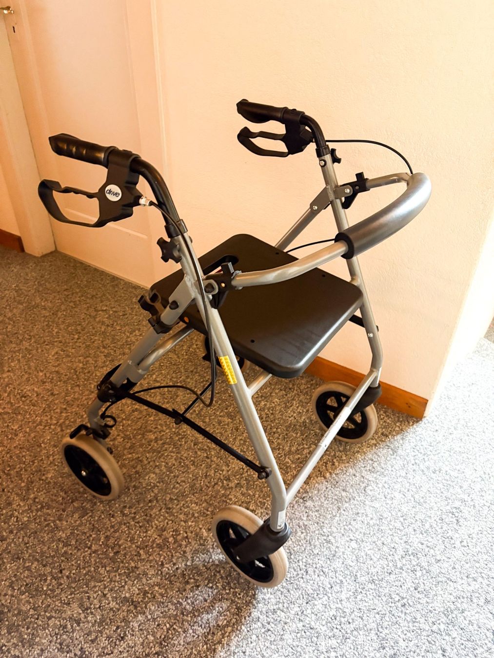 Gehhilfen: Rollator mit Sitz & Feststellbremsen (Klappbar) – Gebraucht aus Ins von ab_80