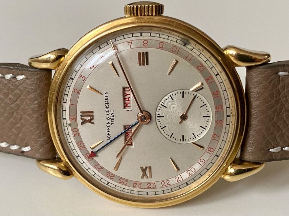 Vintage Vacheron Constantin Triple Calendar 18k Gold (Gebraucht) in