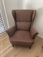 Ikea Strandmon Sessel (Lederoptik) 