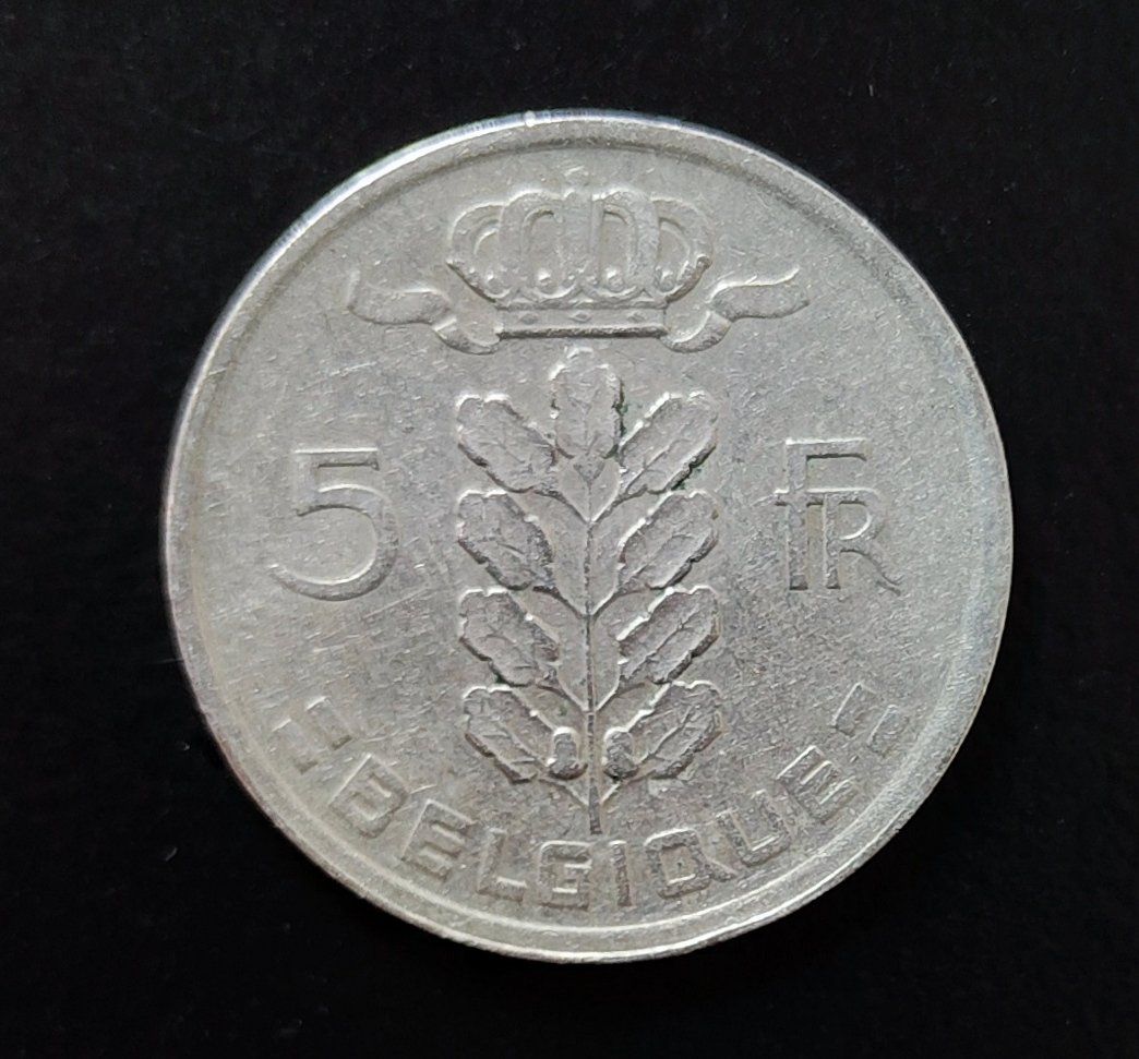 Alle Münzen: 5 Francs Münze Belgien 1949 – Gebraucht aus Lenzburg von Dani_Lenzburg