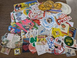 Gros lot d'autocollants vintage 