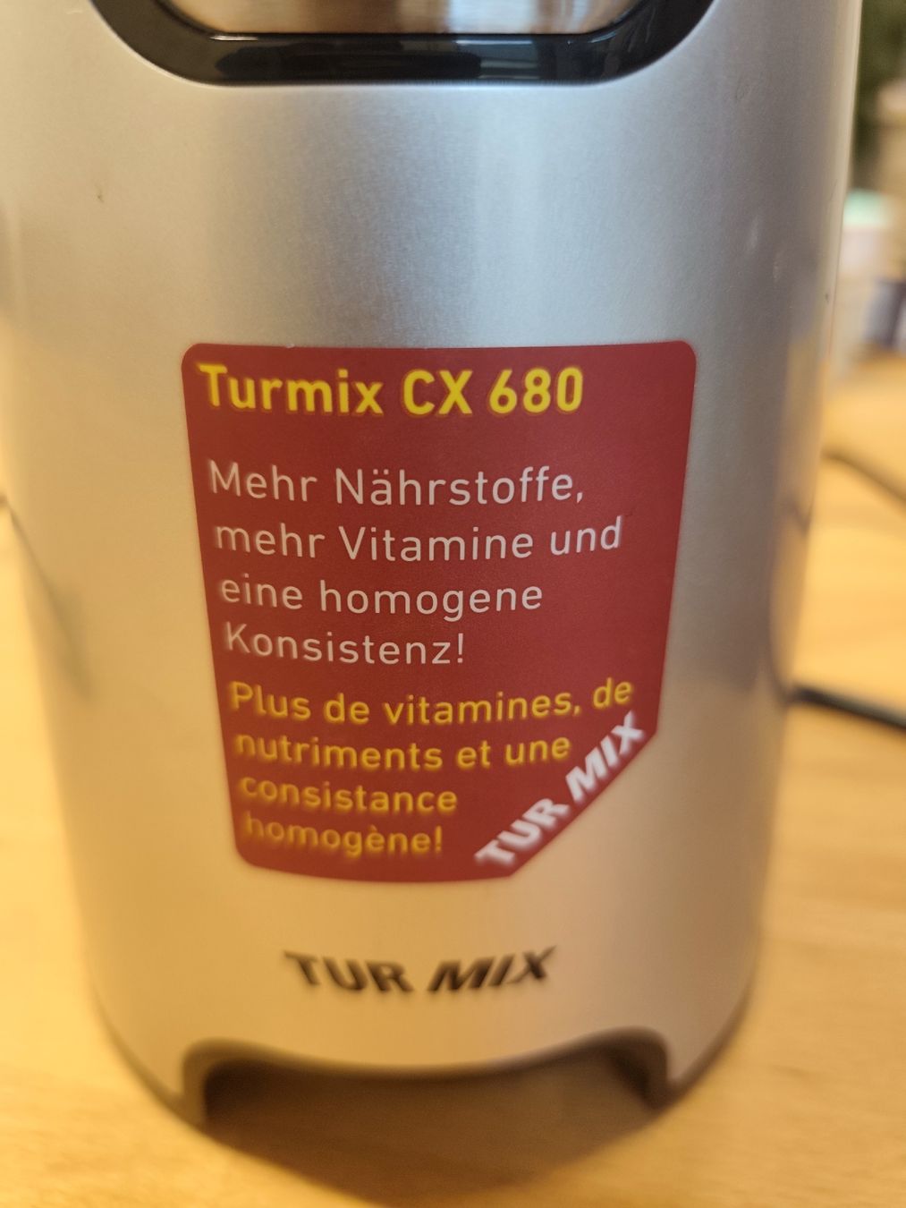 Turmix Elettrodomestici da cucina: Entsafter Turmix CX 680 silber einmal gebraucht – Nuovo (secondo la descrizione) da Baltschieder venduto da sar_rlp9 1
