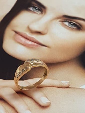 Bagues: Ring mit Steinen im Brillant Schliff – Neuf (Voir description) à Unterägeri par Altgoldschmuck 2