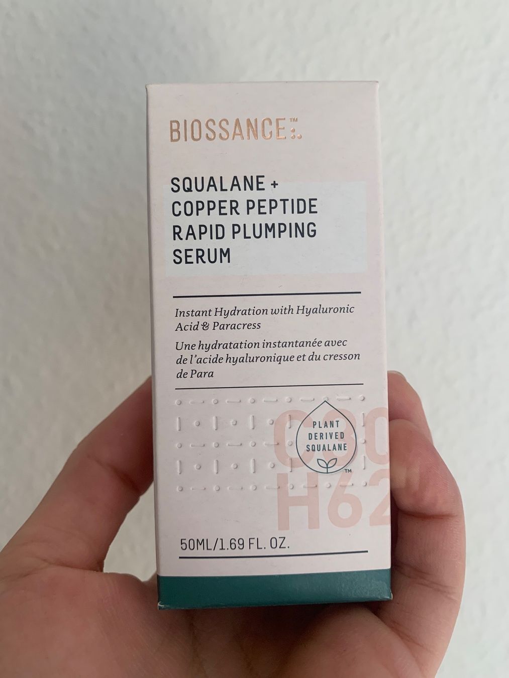 Gesichtspflege: BIOSSANCE SQUALANE & COPPER PEPTIDE PLUMPING SERUM,LP CHF70. – Neu und originalverpackt aus Zürich von deruja 1