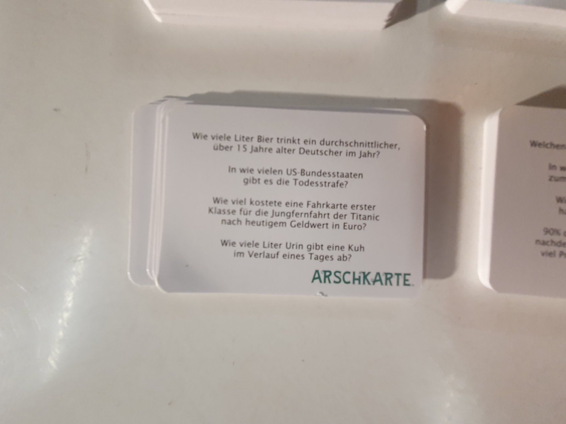 Jeux: Arschkartenspiel – D'occasion à Zürich par loosebone 7