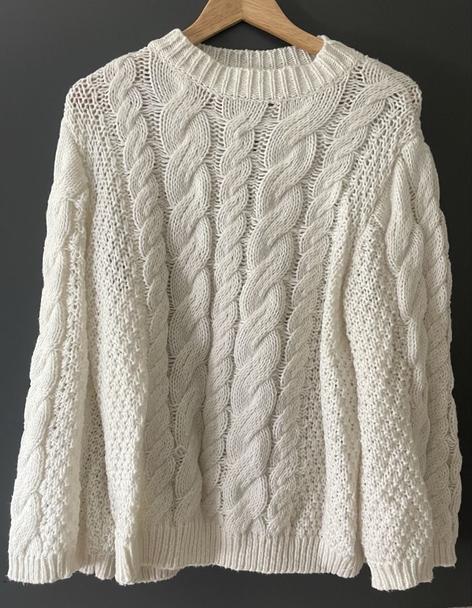 Maglioni & Felpe: 2 Pullover Set Sale: Strickpullover Weiss und Blau, – Usato da Au ZH venduto da Jaggy4 3