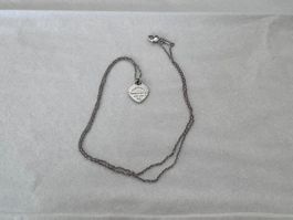Tiffany & Co Kette - Herzanhänger - 925 Sterling Silber