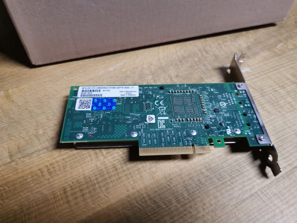 NEW INTEL X540-T1 Network Adapter 10G PCIe x8 OEM Version, passive cooling eBay