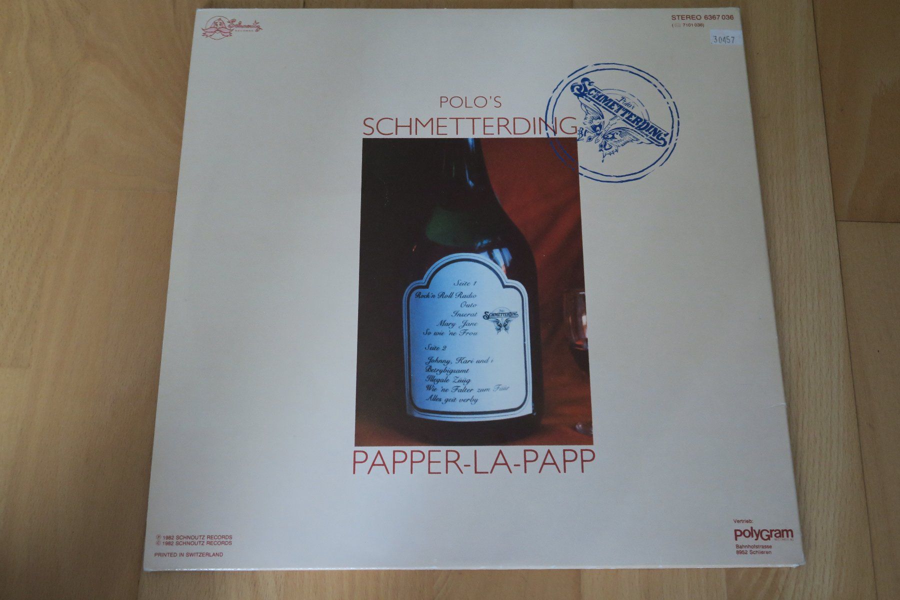 Dischi in vinile: Polo's Schmetterding – Papper-la-papp – Usato da Thun venduto da Karibu70 2
