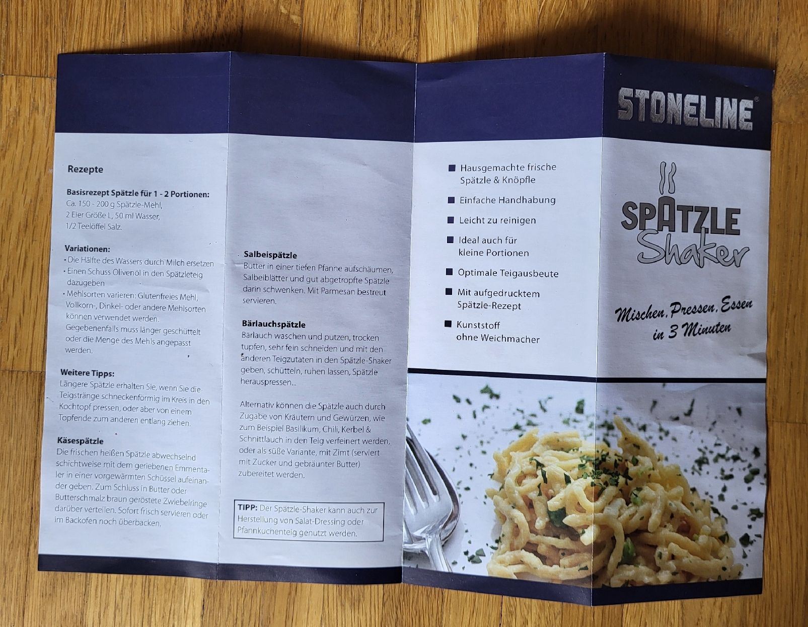 Elettrodomestici da cucina: Stoneline Spätzle, Hausgemachte Spätzle-Knöpfle – Usato da Winterthur venduto da Baer49 2