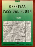 Landkarte OFENPASS 1:50’000
