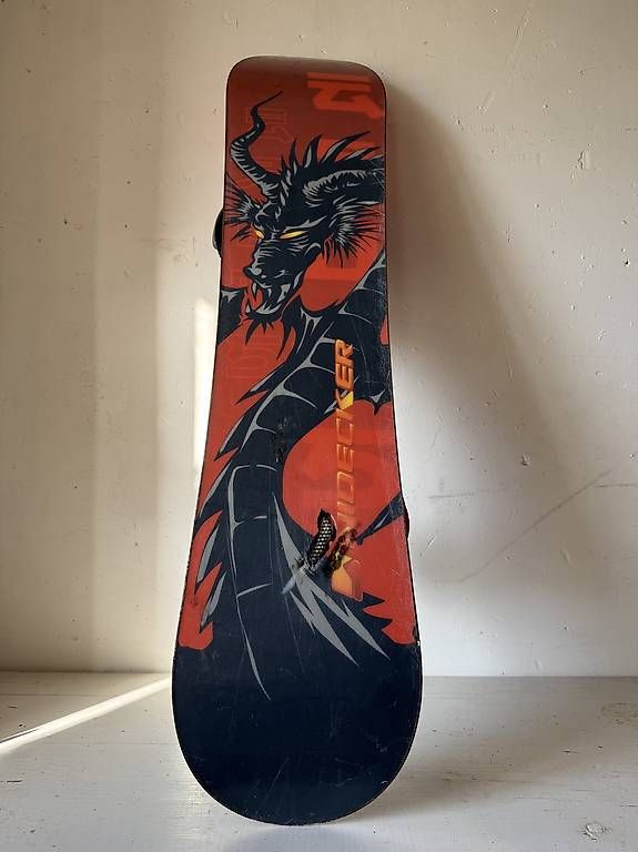 Snowboard Enfant Débutant 95 Cm - Bleu Aqua, Fixations Réglables, Semelle Lisse Sans Carres Métalliques - Pour Moins De 5 Ans, Poids Max 50 Kg