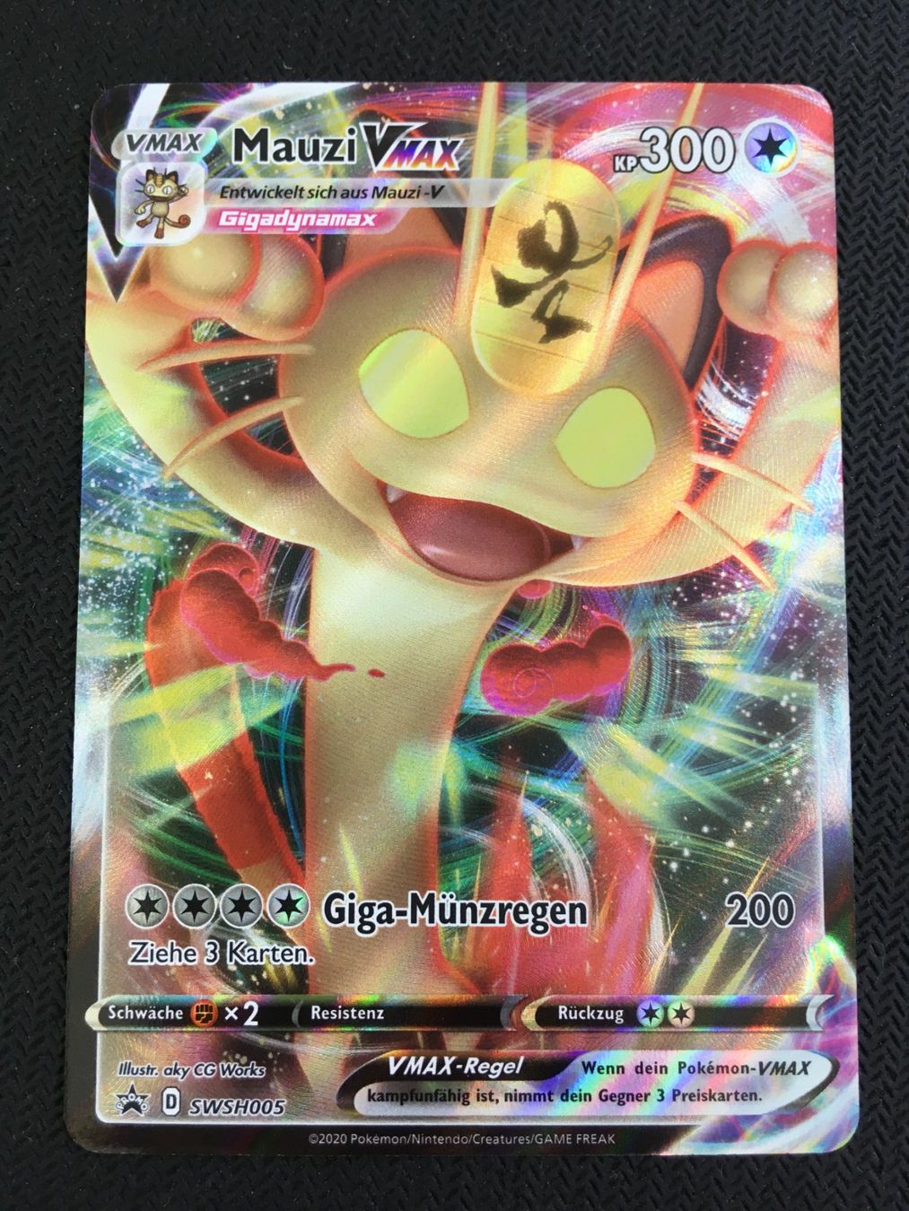 Pokémon Sammelbilder & Trading cards: Pokémon - Promo - SWSH005 Mauzi Vmax -DE- – Gebraucht aus St.Gallen von Punktchen01