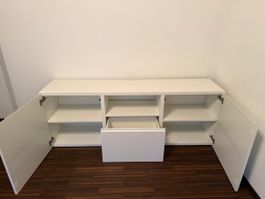 Modernes Sideboard / TV-Möbel Weiss Hochglanz
