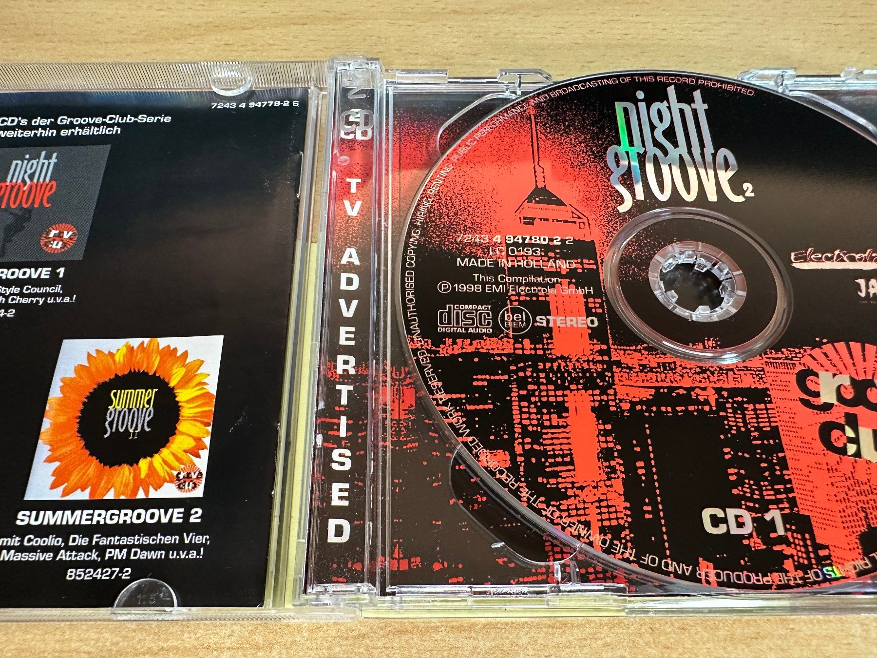 CD: D8 Various – Nightgroove 2 - 2 CD – Usato da Rikon im Tösstal venduto da Alpenmutz 2