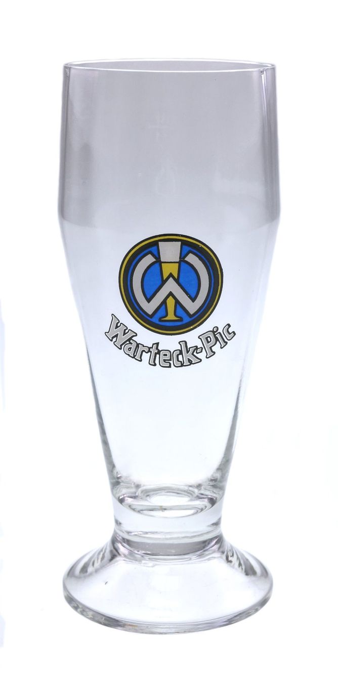 Warteck Bicchieri: Brauerei Warteck Basel (Stange) pic 1946 – Usato da Schmitten FR venduto da la_luna_blue