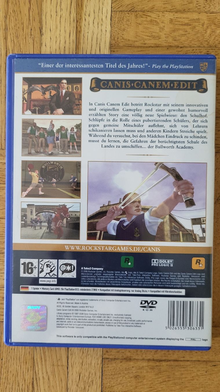 Jeux: Canis Canem Edit / Playstation 2 Spiel Kompl. – D'occasion à Biel/Bienne par Retrohr 2