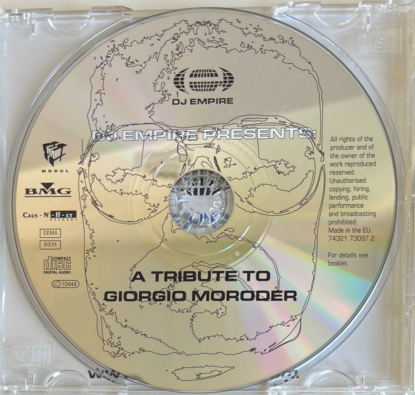 CD: DJ EMPIRE Presents: / A Tribute to Giorgio Moroder – Usato da Bischofszell venduto da kustavi 2