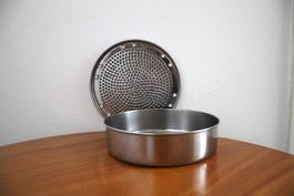 Käsereibe mit Schale , verm.Edelstahl