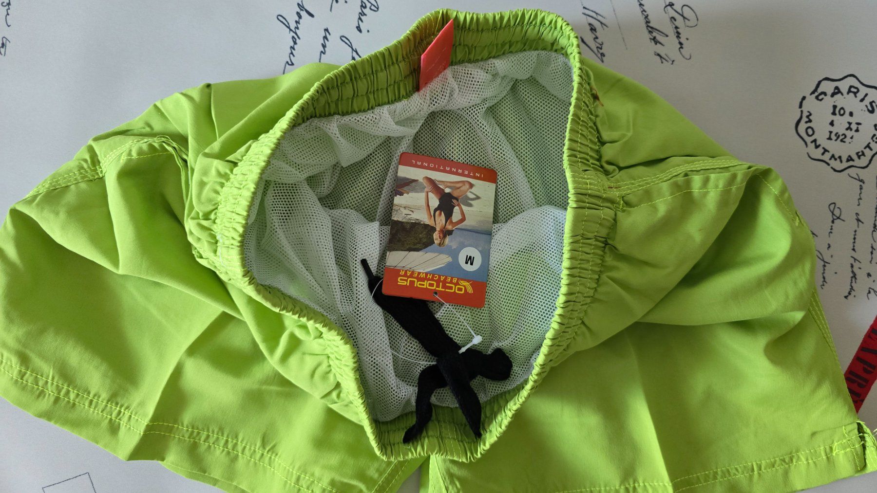 Costumi da bagno: Neongrüne Badehose - M - Badeshorts – Nuovo e nell'imballaggio originale da Thalwil venduto da VitaMini 1