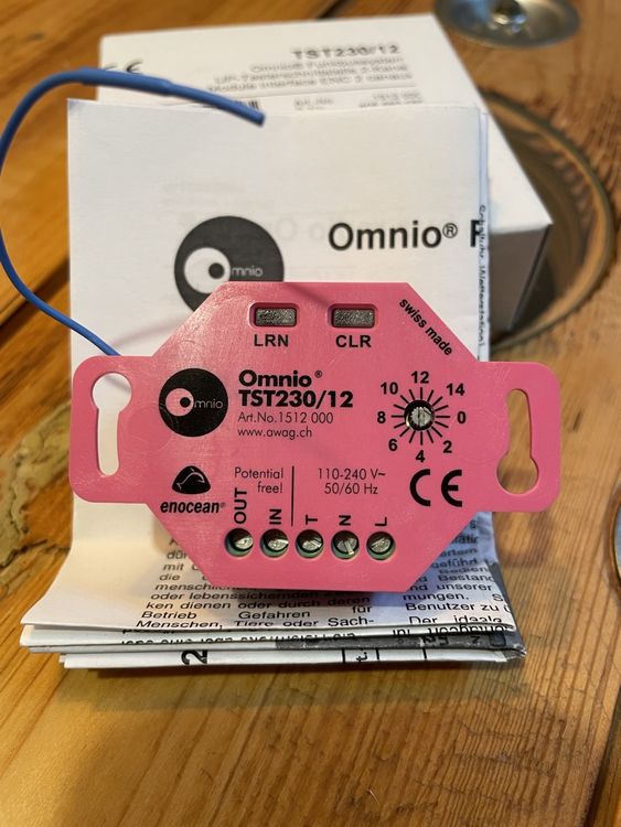 Omnio TST230/12 EnOcean Funkaktor/ Funkempfänger (Neu (gemäss ...