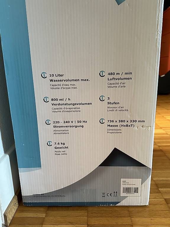 Klimageräte: Coldtec LK120 Luftkühler – Gebraucht aus Bern von Michelle.63 3