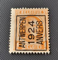 Belgien Aufdruck alte briefmarke