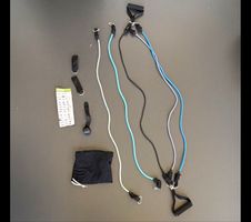 Widerstandsbänder Set mit Griffen 10 bis 30 LB gebraucht