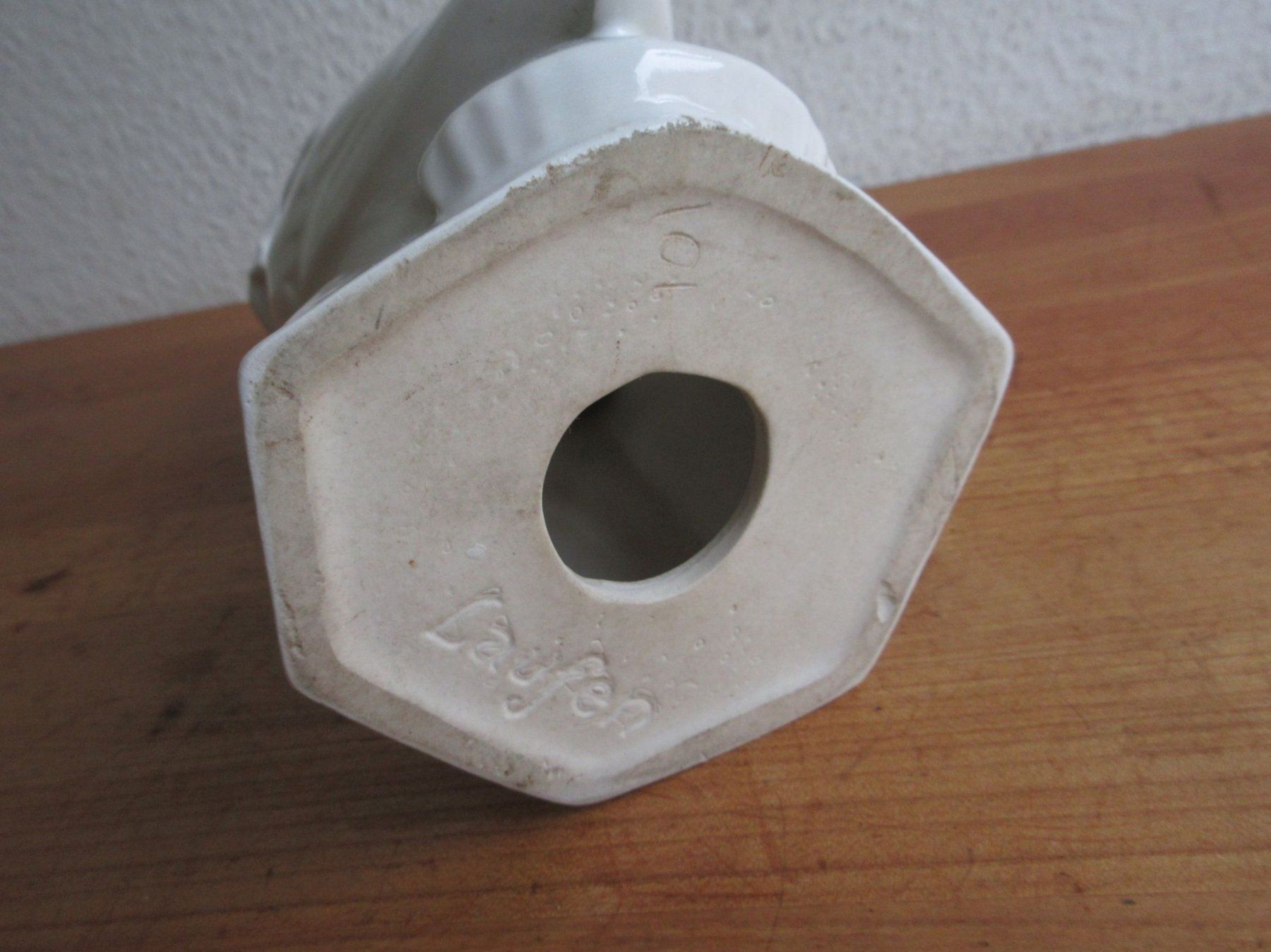 Statuette: Laufen Keramik - weiss Eule, selten! – Usato da Binningen venduto da mondoantico 6