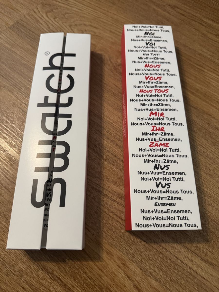 Swatch Uhren: Swatch Aktionärsuhr 2026 – Neu und originalverpackt aus Lachen SZ von deltamike89 2