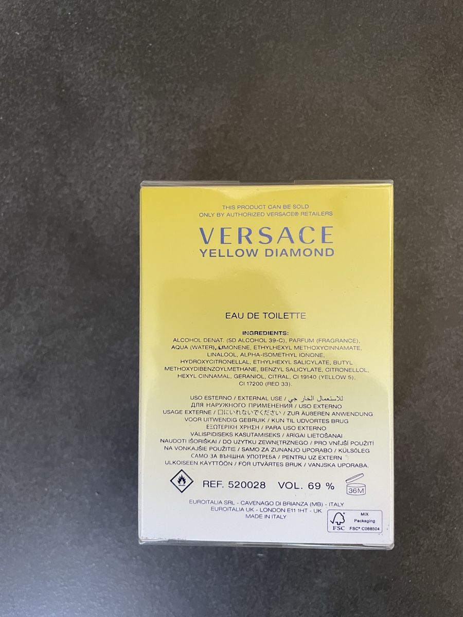 Versace Profumi & Eau de Toilette: Versace Yellow Diamond Parfum – Nuovo e nell'imballaggio originale da Niedergösgen venduto da misterio02 1