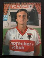 FC Aarau Walter Seiler Autogrammkarte 84/85 signiert