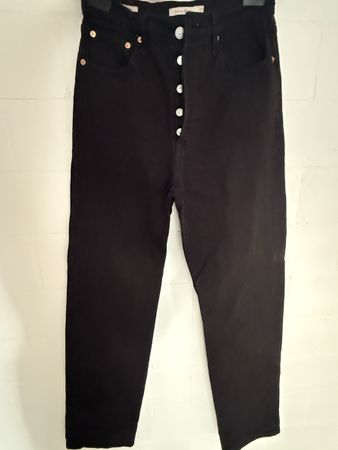 Schwarze Levi's Ribcage Straight, Grösse 27, neuwertig