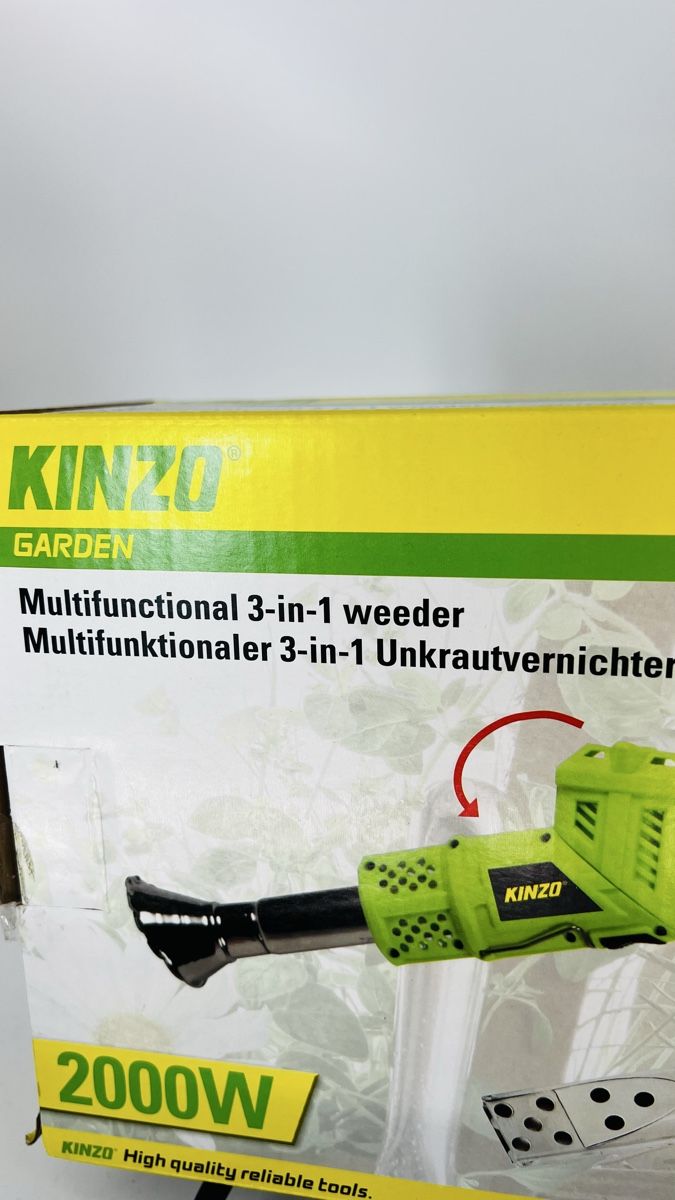 Tutti gli attrezzi: KINZO Multifunktionale 3-in-1 Unkrautvernichter, 2000W – Usato da Jona venduto da Lili.lou 2